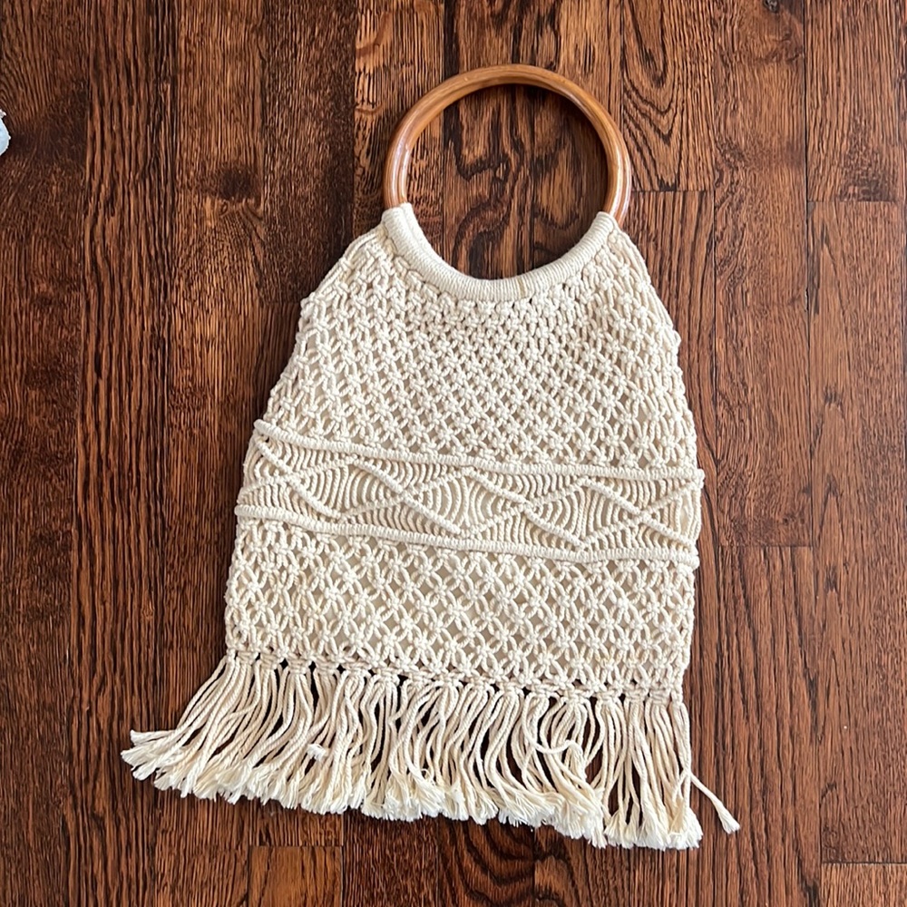 Vintage Macrame Purse